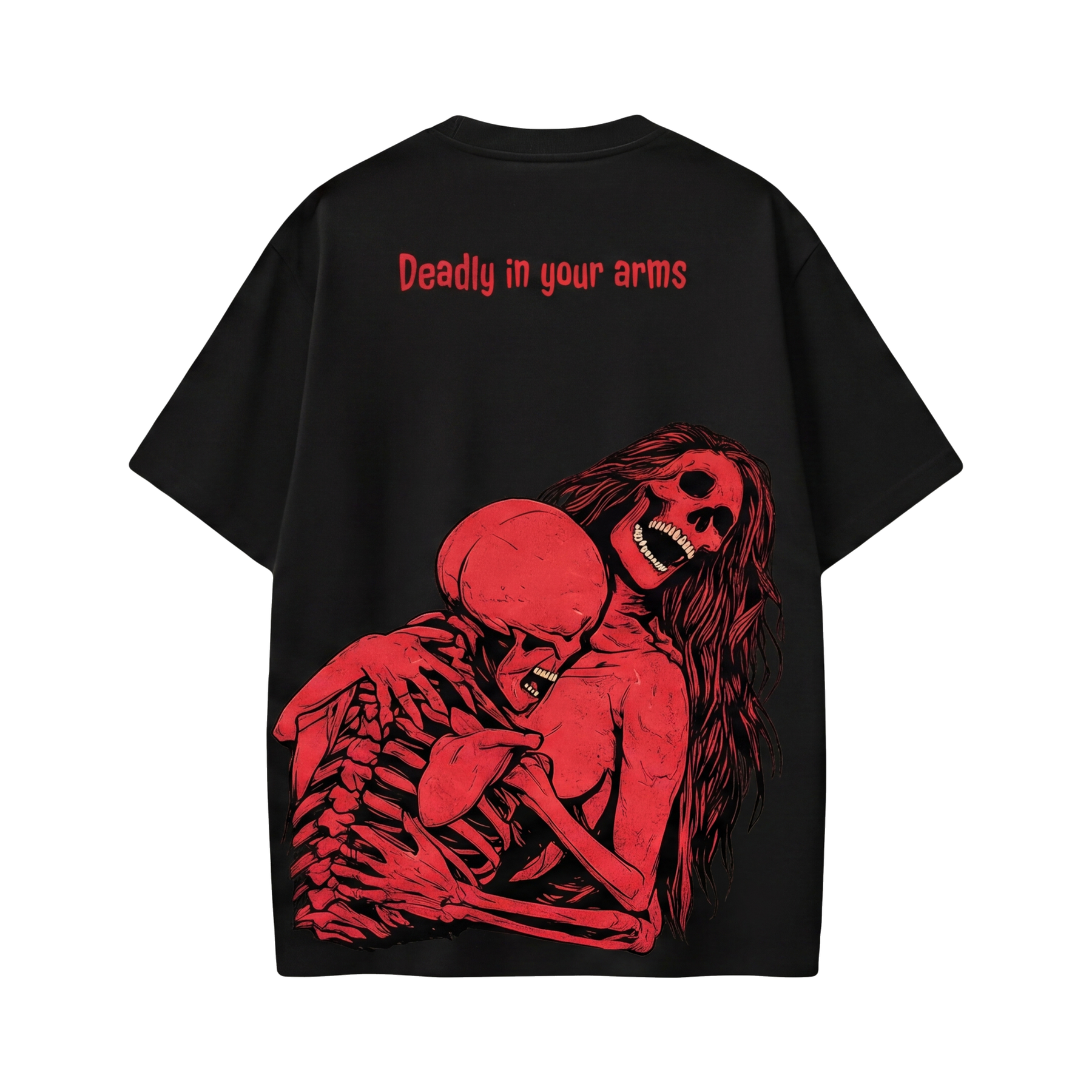DEADLY IN YOUR ARMS VOYD BLACK T-SHIRT