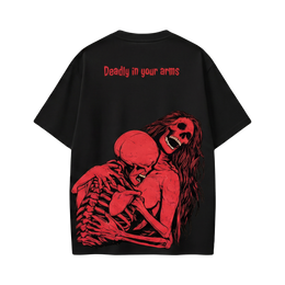 DEADLY IN YOUR ARMS VOYD BLACK T-SHIRT