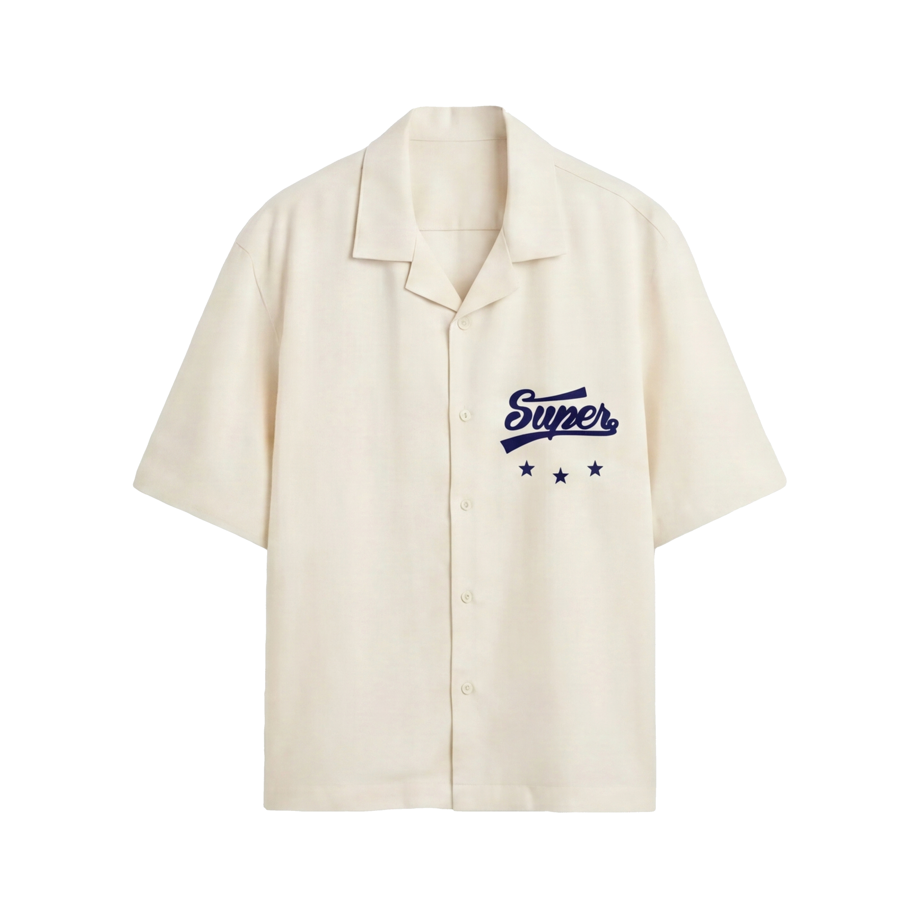 Void Supervoid White Bowling Shirt