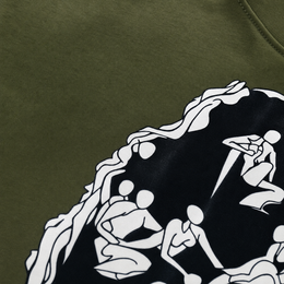 Voyd Bone Code Olive T-shirt