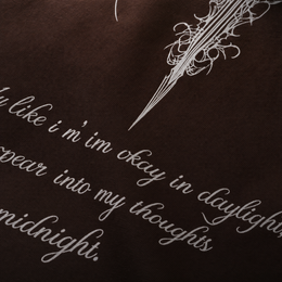 Voyd Holy Chaos Brown T-shirt