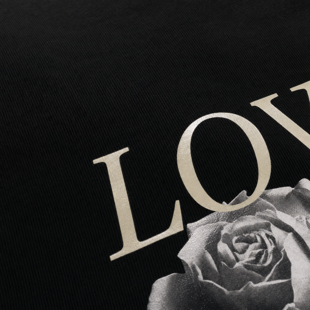 Voyd Love in Pieces Black T-shirt