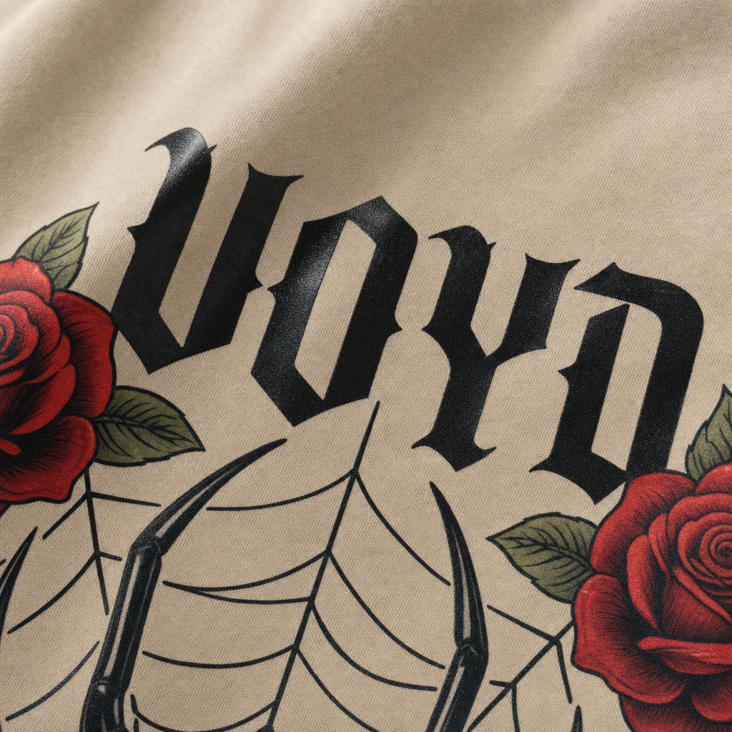 Voyd Silk of Sin Beige T-shirt