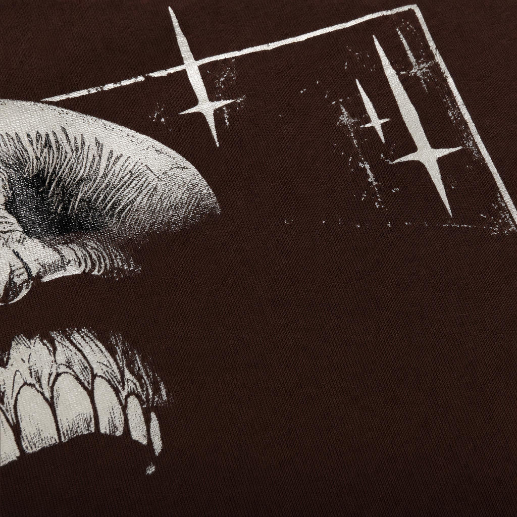 Voyd Skull Syndicate Brown T-shirt