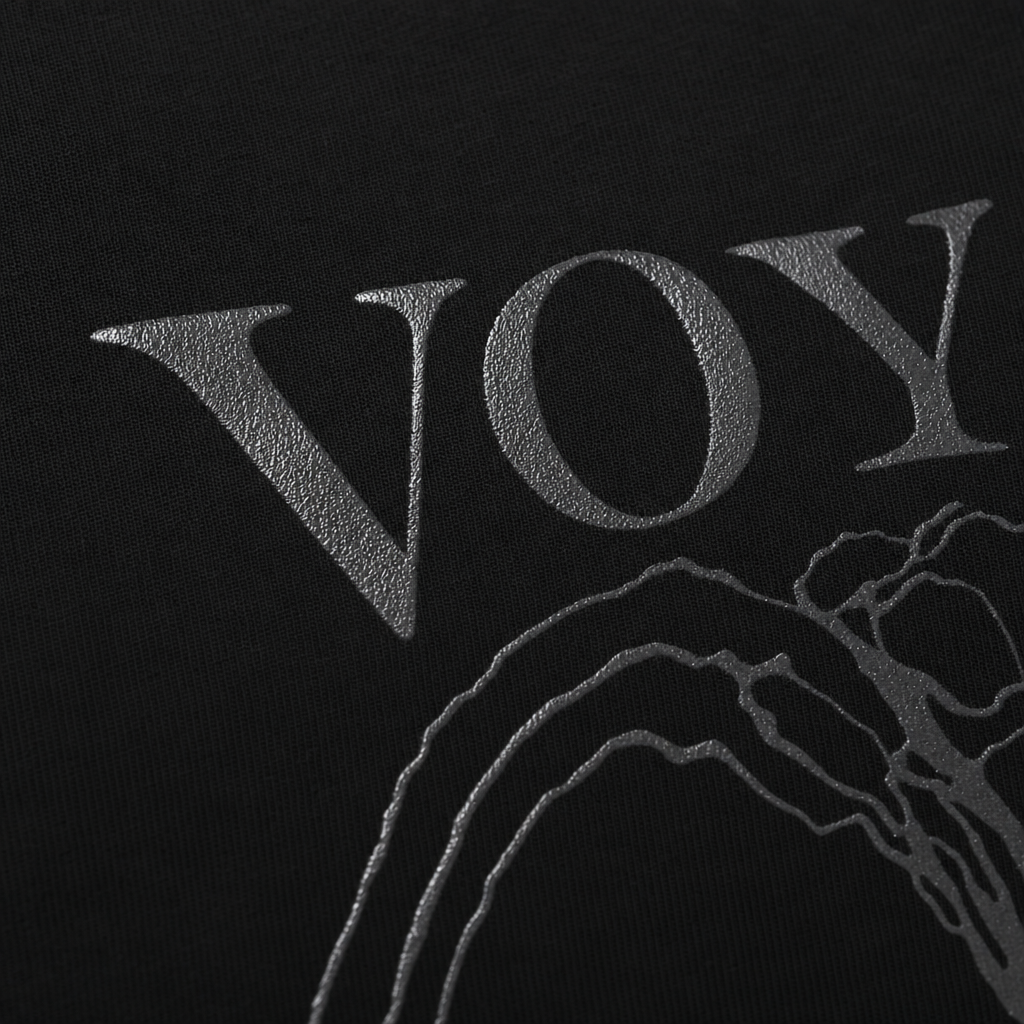 Voyd Heart in Static Black T-shirt