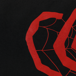 Voyd Red Spiral Black T-shirt