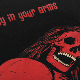 DEADLY IN YOUR ARMS VOYD BLACK T-SHIRT