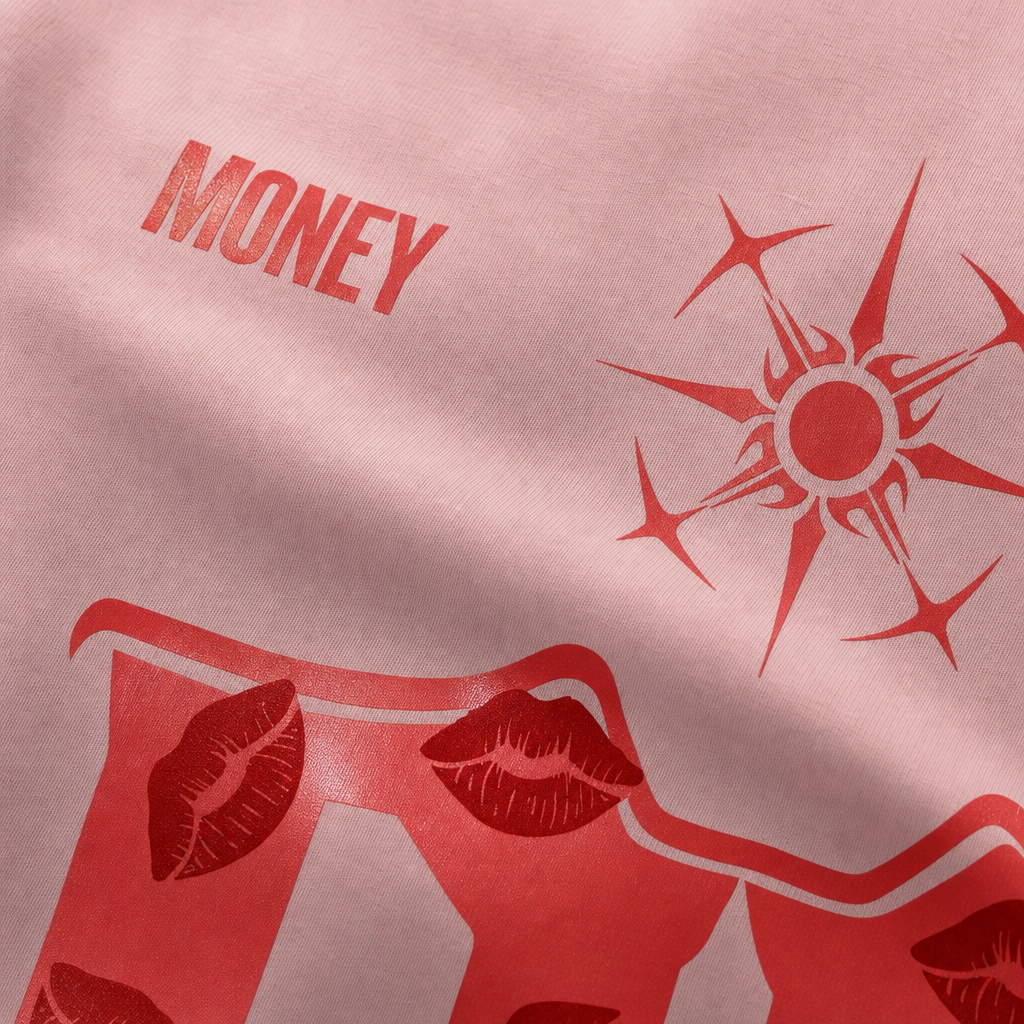 Voyd Lovers in Noir Pink T-shirt