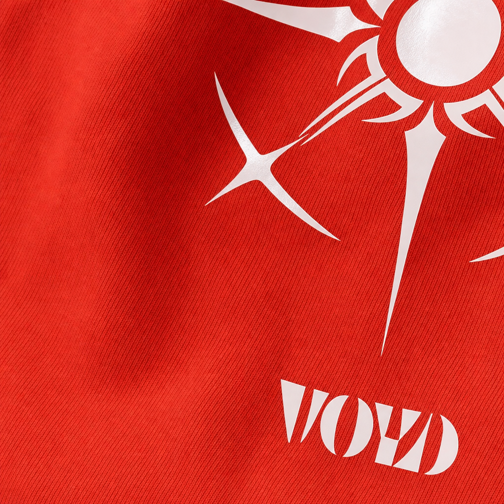 Voyd Lovers in Noir Red T-shirt