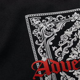 Void Ritual Print Black Bowling Shirt
