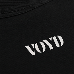 Voyd AM PM Routine Black t-shirt