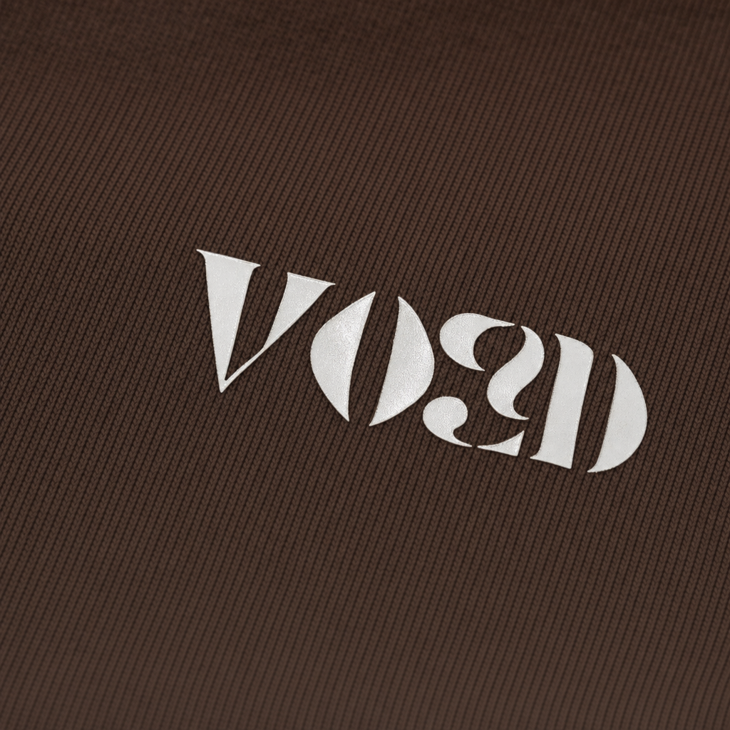 Voyd AM PM Routine Brown t-shirt