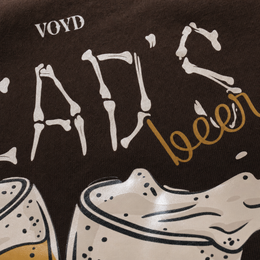 Voyd Dead But Vibing Brown t-shirt