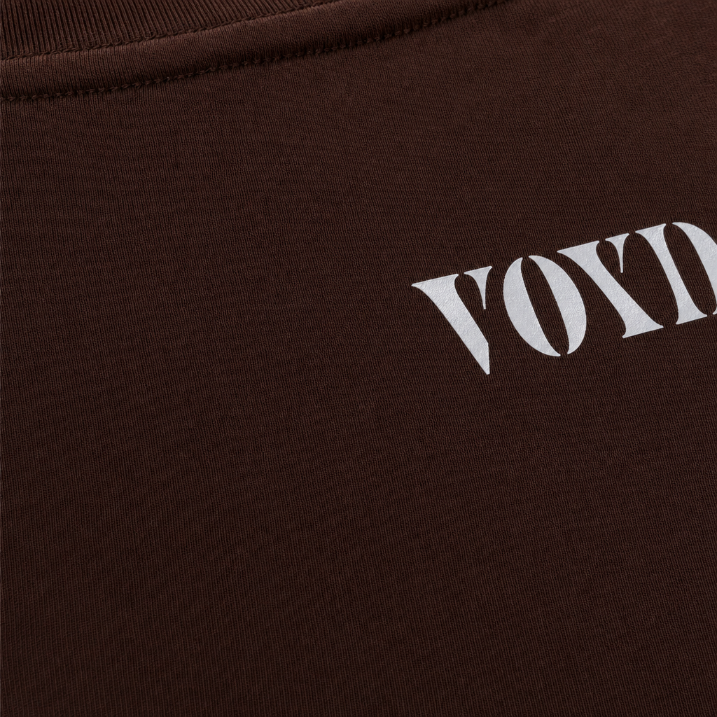 Voyd For The Weekend Brown t-shirt