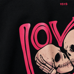 Voyd Skeleton Love Black t-shirt