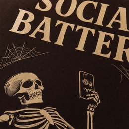 Voyd Social Battery Brown t-shirt