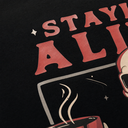 Voyd Staying Alive Black t-shirt