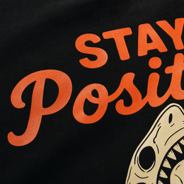Voyd Stay Positive Black T-shirt
