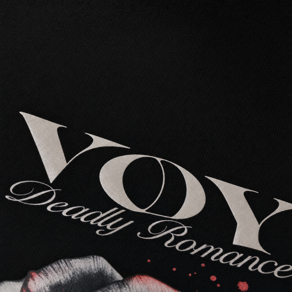Voyd Deadly Romance Black T-shirt