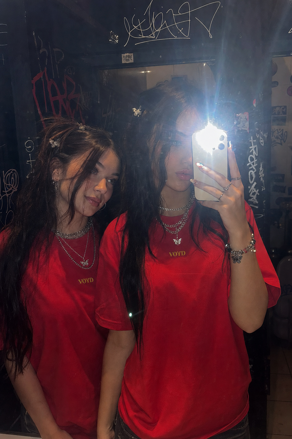 VOYD seen on you club mirror group styling