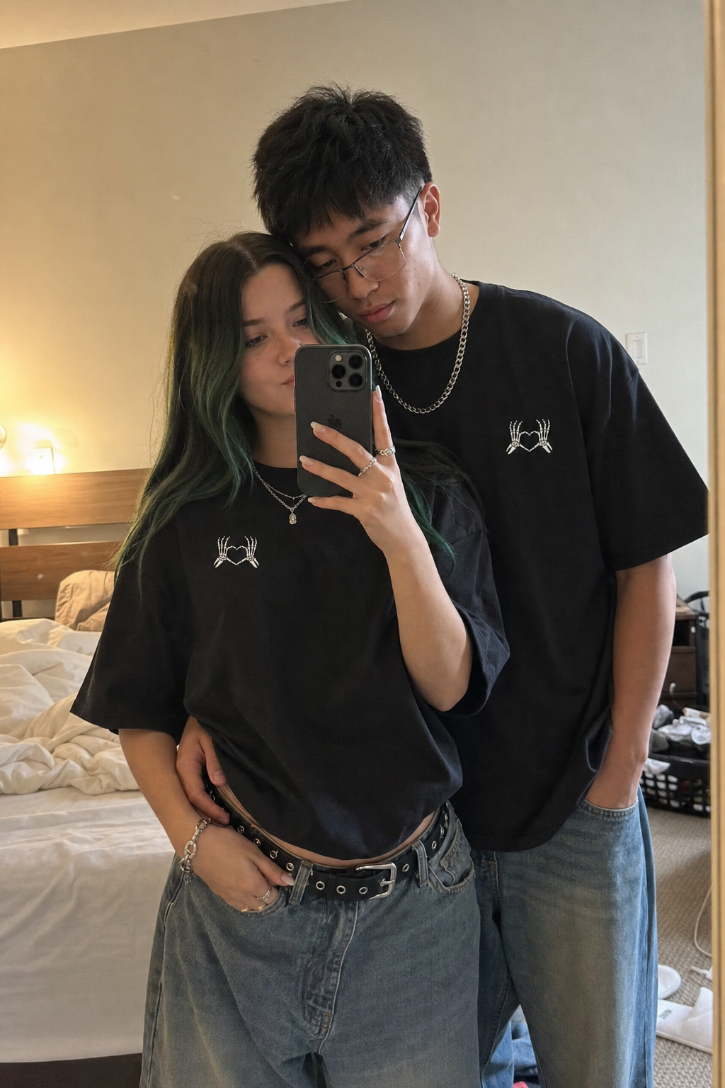 VOYD seen on you bedroom couple styling